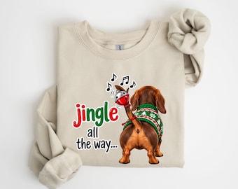 Funny Christmas Shirt, Holiday Sweatshirt and Hoodie, Festive Jingle Bell Tee, Christmas Party Gift