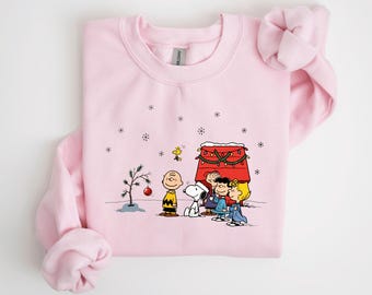 Christmas Friends Shirt, Holiday House Sweatshirt, Festive Winter Hoodie, Cute Family Xmas Crewneck, Classic Christmas Gift