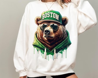 Boston Baseball Sweatshirt, Comfort Colors® Boston Mascot Shirt, Boston Baseball Sweatshirt for Fan, Boston Baseball For Women & Men Hoodie