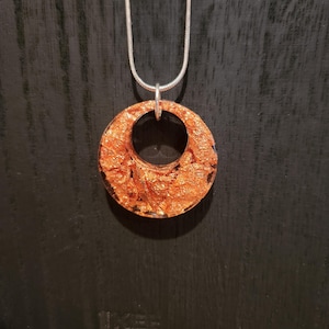 Copper Flake Pendant