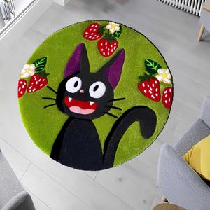 Tappeto Ghibli Totoro: decorazione in poliestere ispirata agli anime giapponesi. DESIGN 7