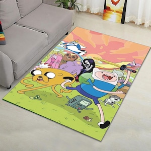 Tapijt Adventure Time / Magische Cartoon voor je vloer: Tapijt Adventure Time / Polyester vloerkleed