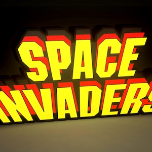 Space Invaders Light - Etsy