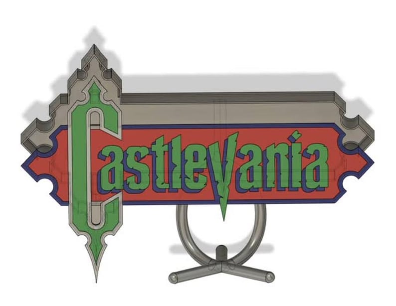 Castlevania 3D Lightbox USB Powered W/ Stand (limited Merch) - Etsy