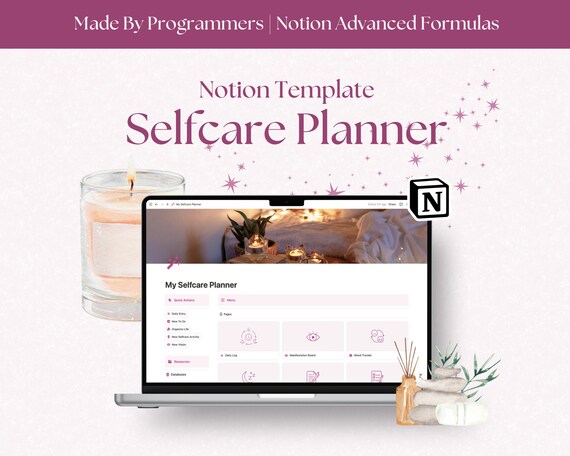 Notion Selfcare Planner, Mood Tracker, Anxiety Journal, Mood Journal, Habit Tracker Notion, Daily Routine, Self Care Journal, Notion Planner