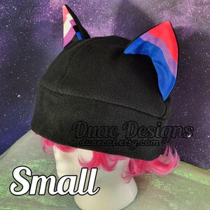 Gorro polar pequeño con orejas de gato para combinar y combinar (más banderas en la lista)