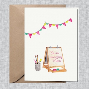 Tarjeta encantadora del Día de la Madre / Tarjeta del Día de la Madre con cariño / Tarjeta del Día de la Madre para suegra / Tarjeta minimalista del Día de la Madre / Tarjeta del Día de la Madre para madrastra