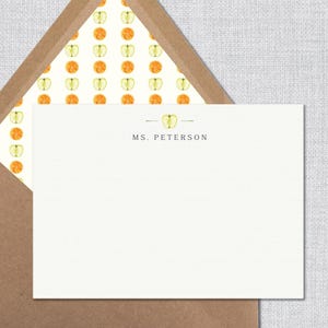 Briefpapier leraar waarderen cadeau | Persoonlijke cadeaus voor leraar | Leraarcadeaus persoonlijk | Docentencadeau van de klas | Cadeau van student