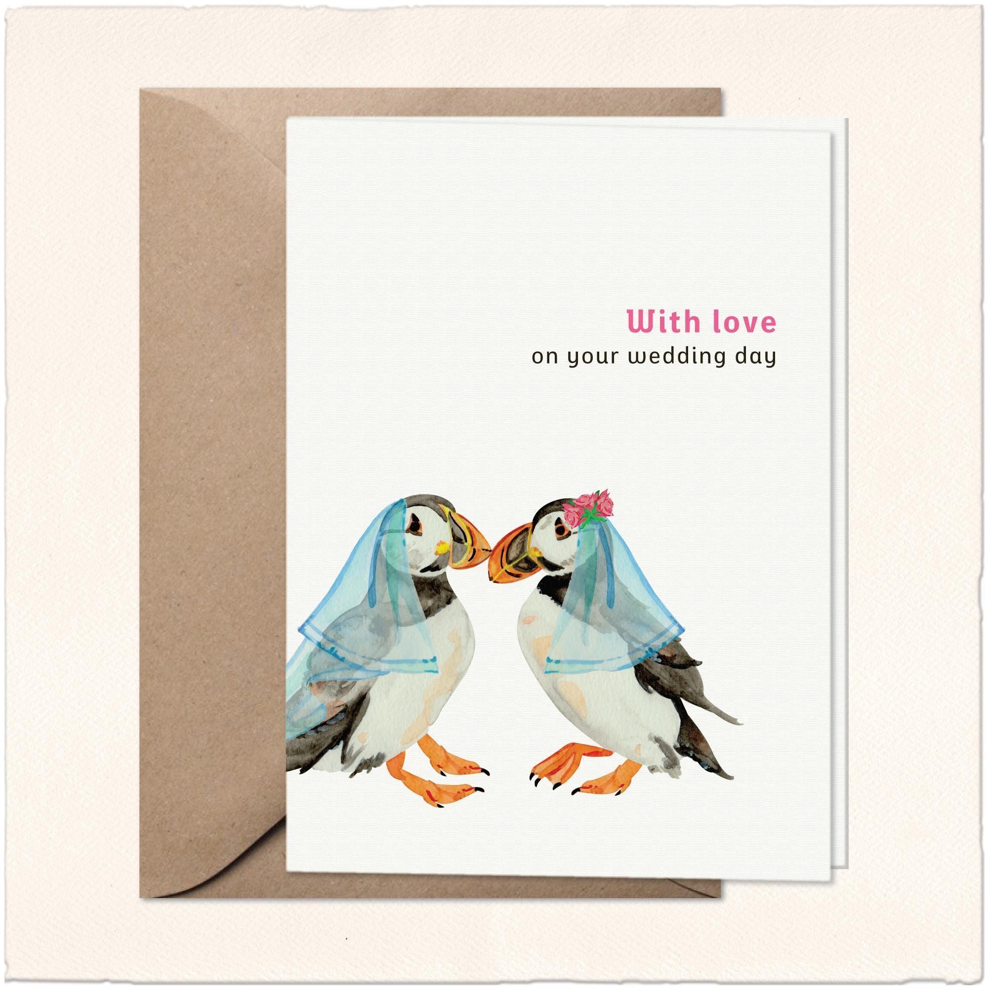 Papyrus Hochzeitskarte Für Lesbisches Paar | „Mrs. & Mrs.“ Mit Glückwunschtext | Inkl. Umschlag
