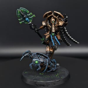 Sharekhan Technomancer Necrons Warhammer40k Hand painted.