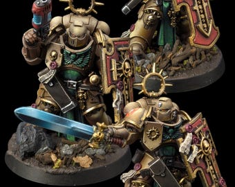 3x Primaris Space Marine Bladeguard Veterans, Warhammer 40k Indomitus, Scatola Nuova Non Assemblata