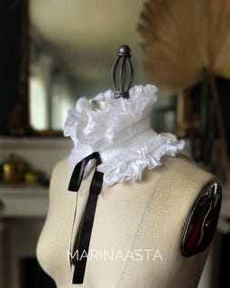 Neck Ruff/ Neck Corset /gothic Victorian Collar/choker Necklace