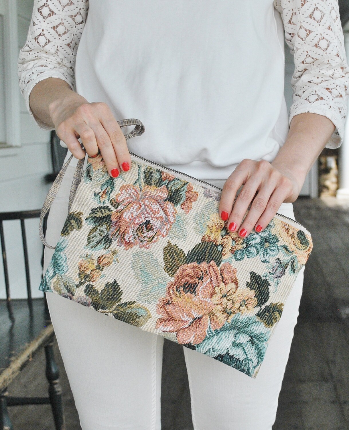 Clutch june/ Floral Summer Clutch/ Summer Florals/ - Etsy