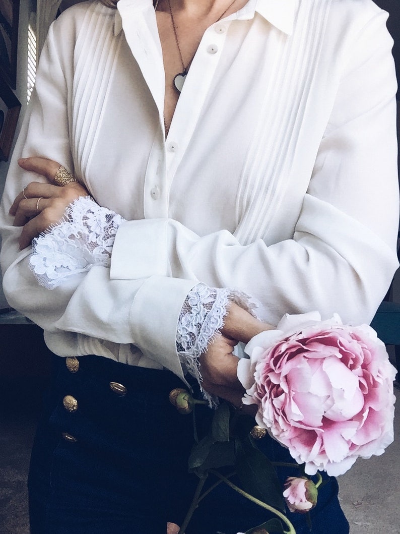 French Lace Cuffs/detachable Cuffs/fashion Accessories/couture Etsy