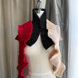 Hand pleated trim/ ruffled trim/ DIY ruffle/white pleat trim/hand made trim/ cotton trim/ more colors