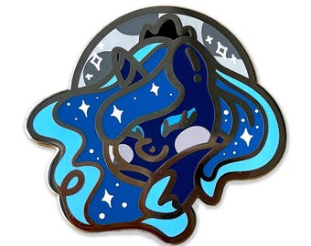 Princess of the Night – Hard Enamel Pin | Princess Luna My Little Pony Inspired