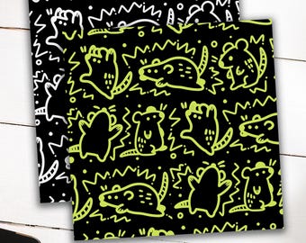 Glow in the Dark RAT Doods Vinyl Sticker