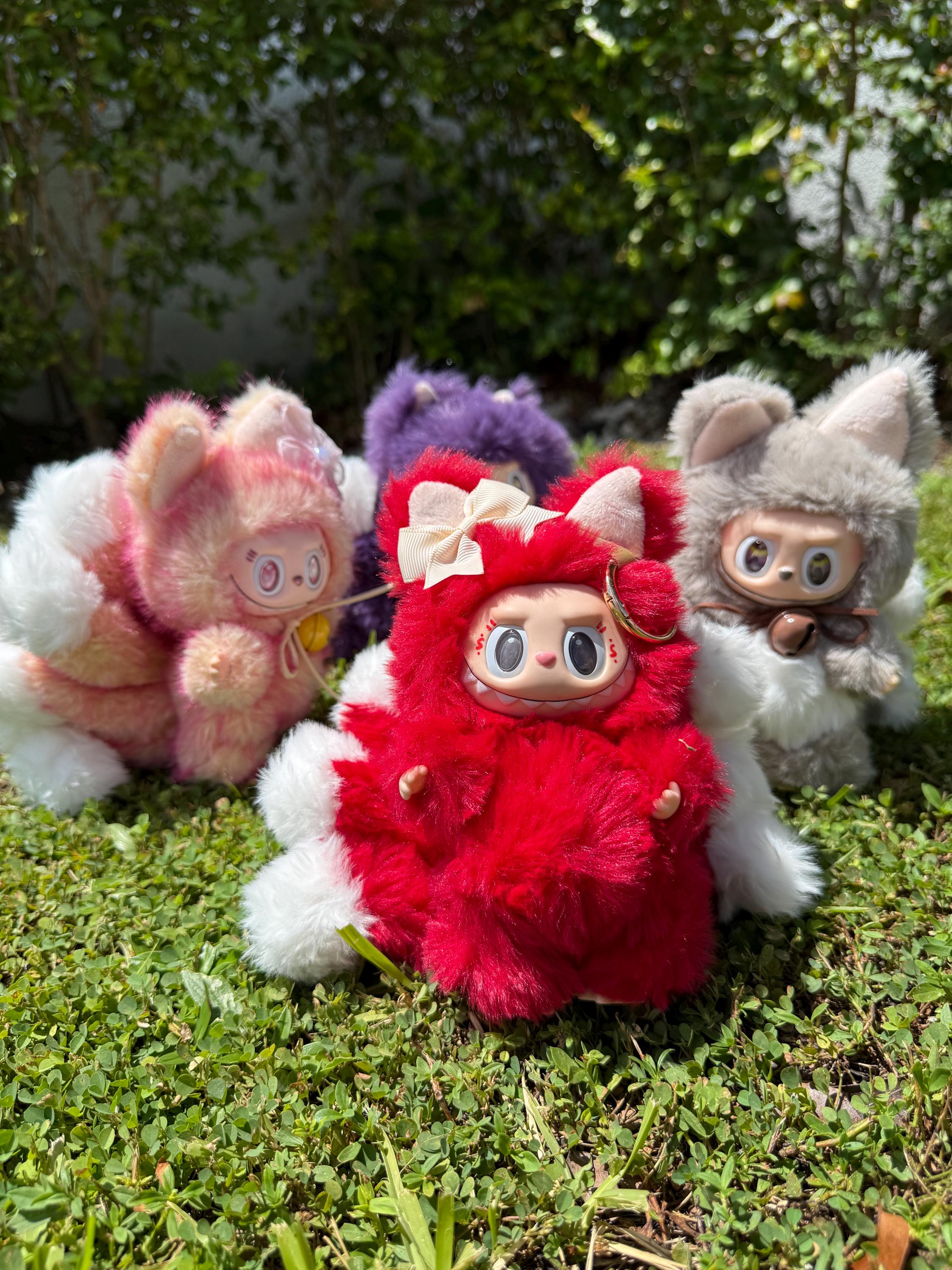 Custom Cute Fluffy Handmade Nine-tailed Lafufu Labubu - Etsy