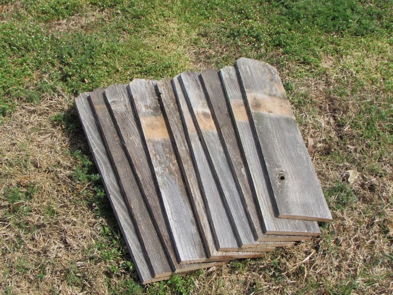 Reclaimed Old Fence Wood Boards With Dog Ears 5 Fence Boards Etsy