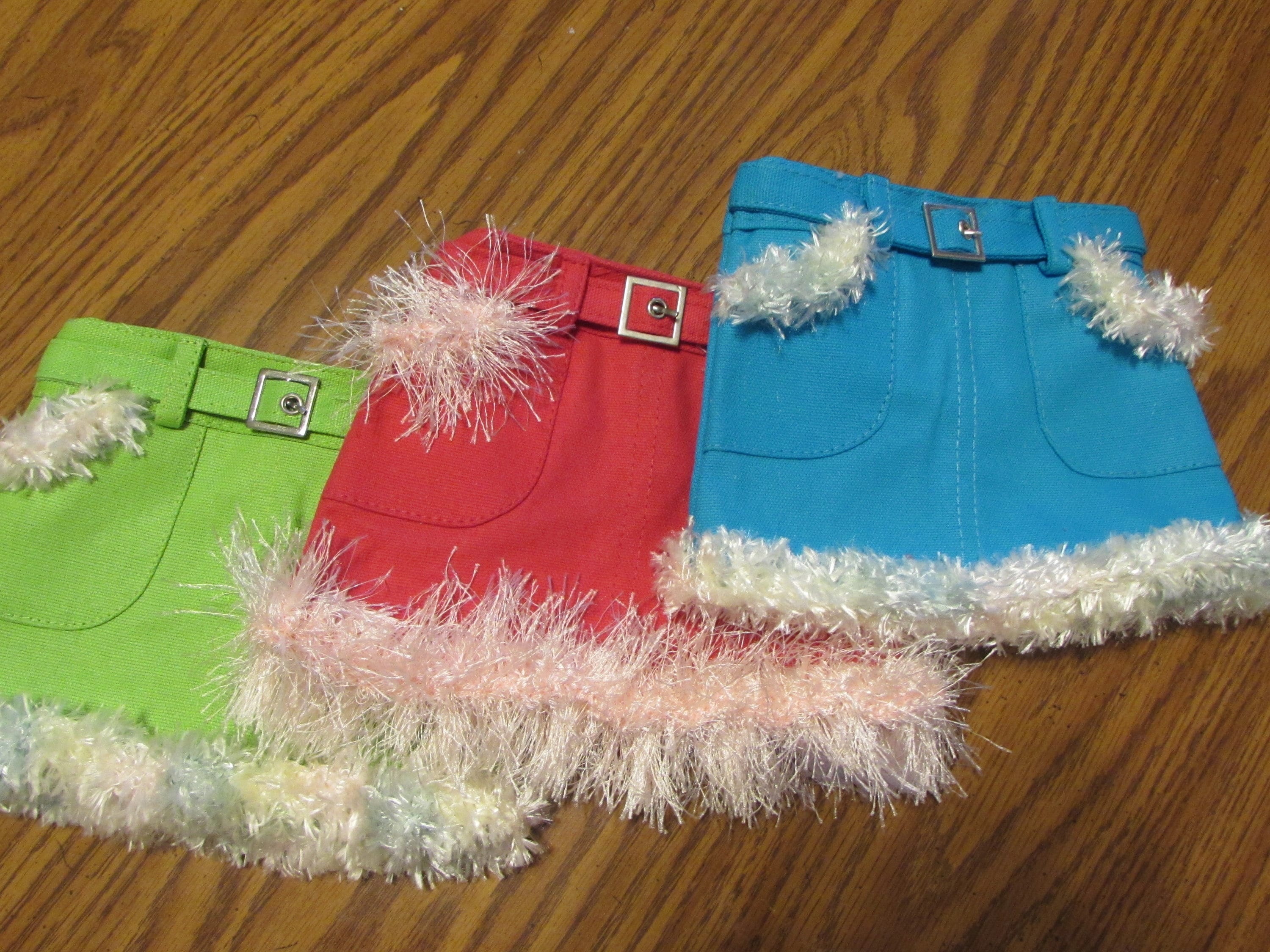 Turquoise Jean Skirt - Etsy