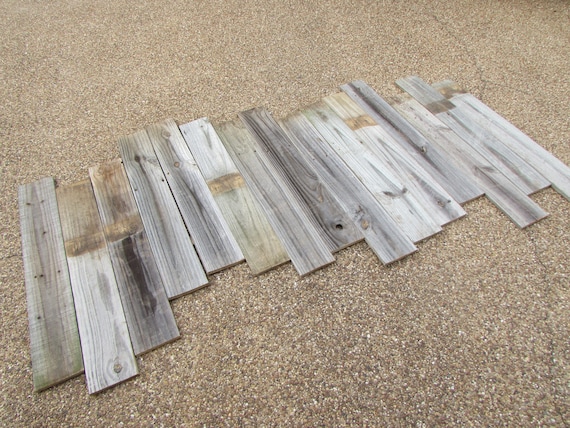 Reclaimed Old Fence Wood Boards 25 Fence Boards 36 Inch Etsy