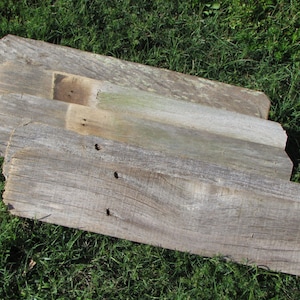 5 Reclaimed Fence Boards - With Dog Ears - 24 Inch Length - Sign Boards  - Weathered Wood Planks!