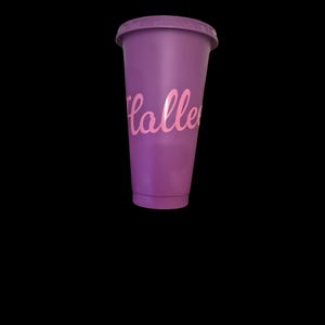 Plastic personalised tumblers