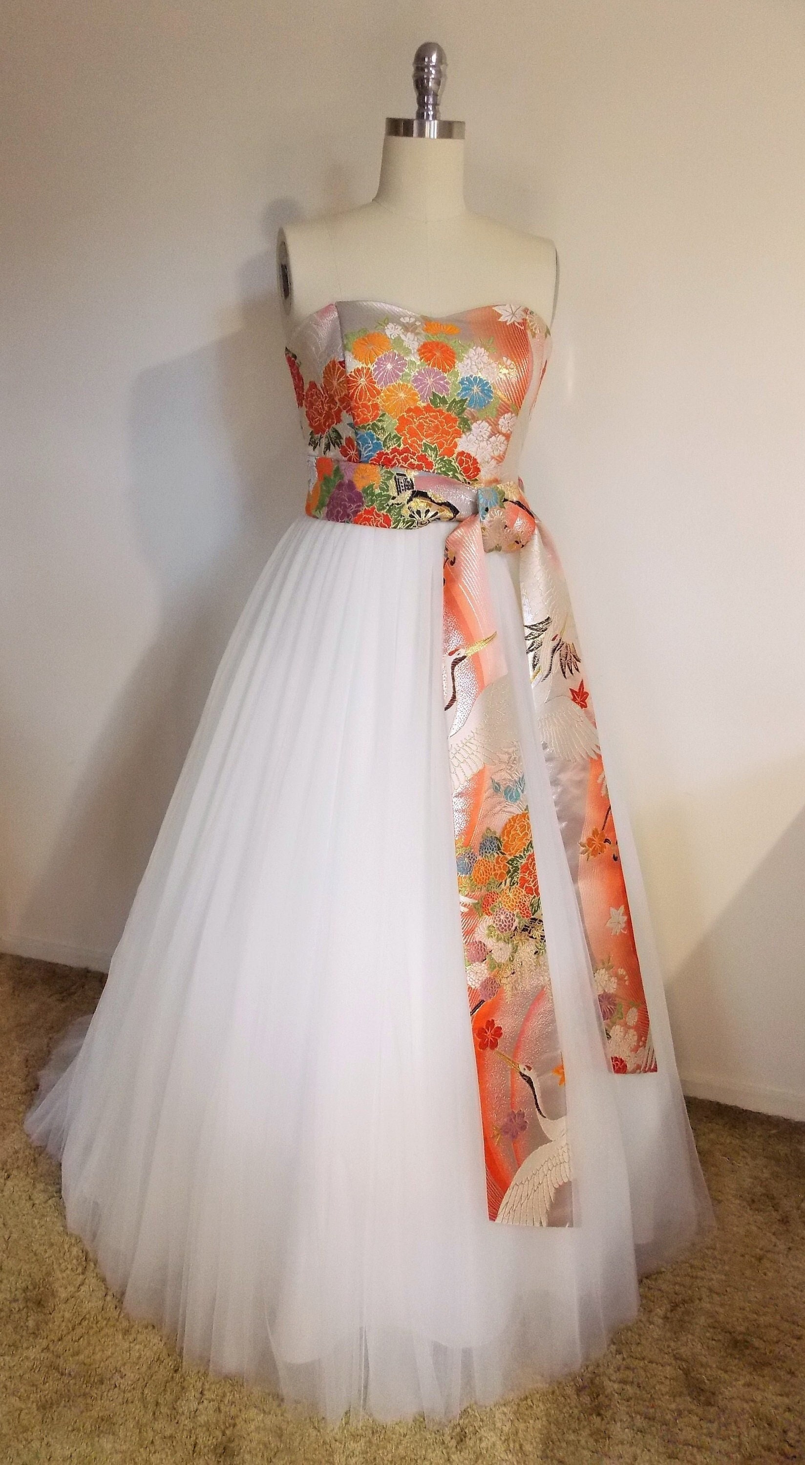 Japanese Kimono Prom Dress - Etsy