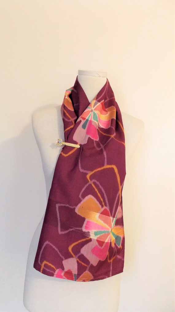 Krawatten 3 breit Dumas Vintage rote Teal und orange Krawatten 3 breit Dumas Vintage rote Teal und orange
