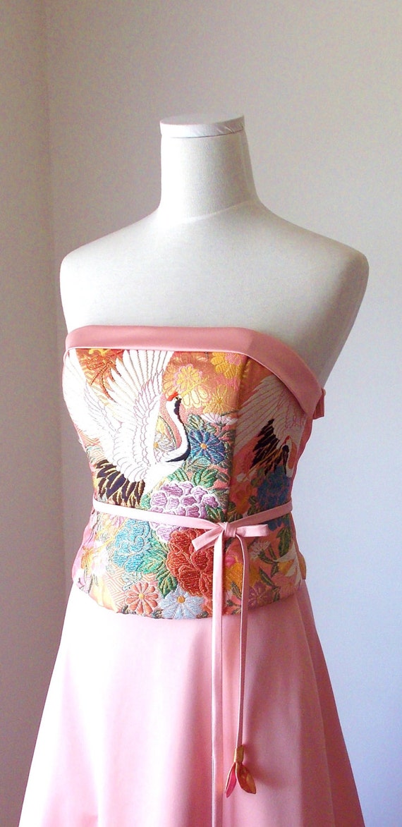 Vestido de novia vintage KIMONO GEISHA brocado oro rosa flor - Etsy España Vestido de novia vintage KIMONO GEISHA brocado oro rosa flor - Etsy España