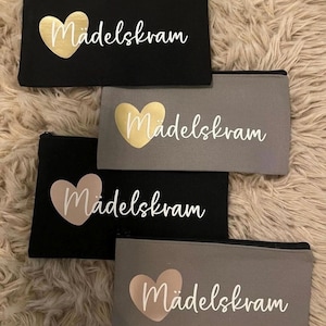 Kosmetiktaschen | personalisiert | Name | Baumwolle