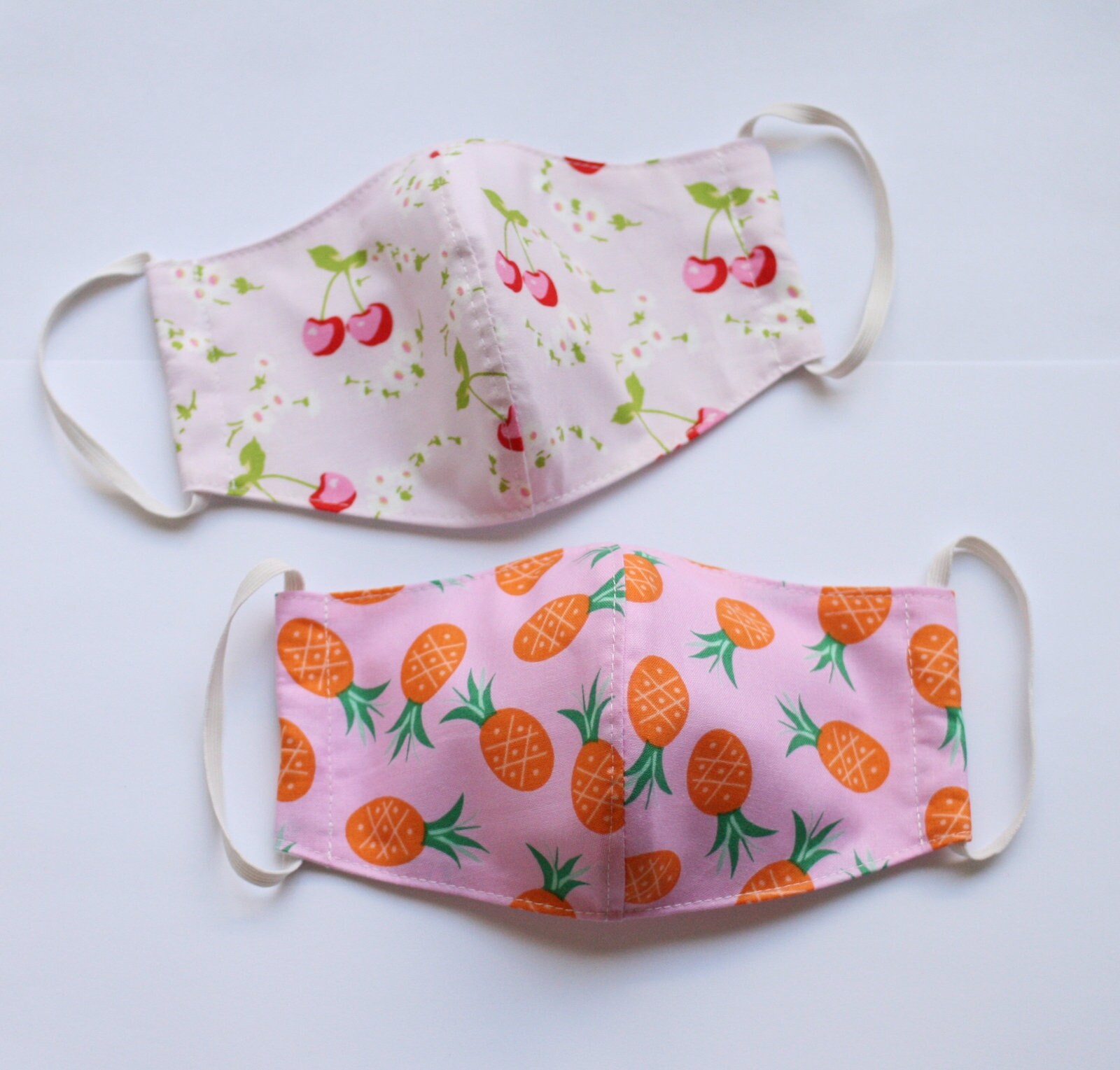 Pineapple / Cherry Face Mask, Washable Mask, Dust Mask, Reusable Mask…