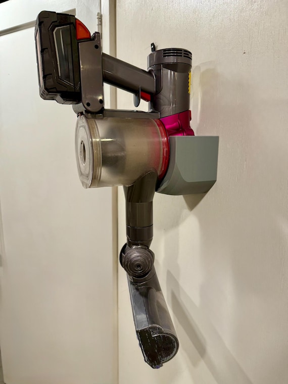 Dyson V6 V7 V8 Wall Mount Holder | Cordless Stick Vacuum Bracket & Dock | Handheld Vacuum Storage Organizer