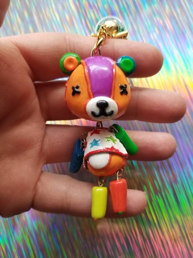 Stitches the Bear Animal Crossing New Horizons Polymer Clay Etsy