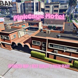 PinkCage Motel | MLO/MAP | Fivem GTAV | Optimized | Drag and Drop Files | Best Quality |