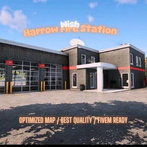 Harrow Fire Station | MLO / MAP | Fivem GTAV | Optimized | Drag and Drop Files | Best Quality |