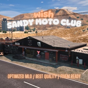 Sandy Moto Club | MLO/MAP | Fivem GTAV | Optimized | Drag and Drop Files | Best Quality |