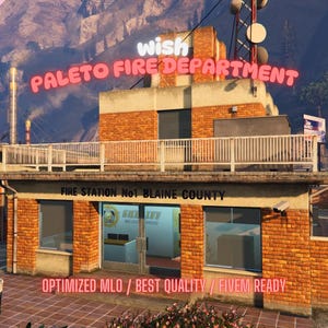 Paleto Fire Department | MLO/MAP | Fivem GTAV | Optimized | Drag and Drop Files | Best Quality |