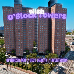 O'Block Tower | MLO / MAP | Fivem GTAV | Optimized | Drag and Drop Files | Best Quality |