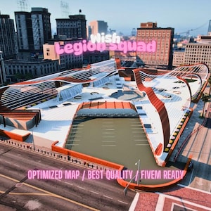 Future Legion Square | MLO/MAP | Fivem GTAV | Optimized | Drag and Drop Files | Best Quality |