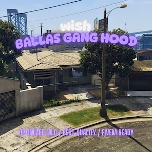 Ballas Gang Hood | MLO/MAP | Fivem GTAV | Optimized | Drag and Drop Files | Best Quality |
