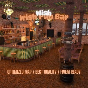 Irish Pub ar | MLO / MAP | Fivem GTAV | Optimized | Drag and Drop Files | Best Quality |