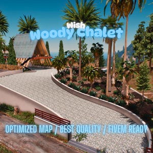 Woody Chalet | MLO/MAP | Fivem GTAV | Optimized | Drag and Drop Files | Best Quality |