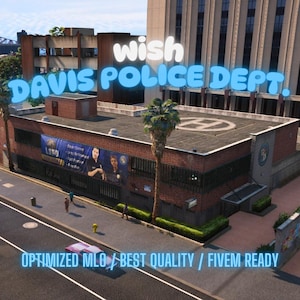 Davis Police Department | MLO/MAP | Fivem GTAV | Optimiert | Dateien per Drag & Drop verschieben | Beste Qualität |