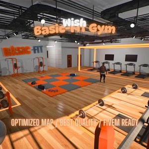 Basic Fit Gym | MLO / MAP | Fivem GTAV | Optimized | Drag and Drop Files | Best Quality |