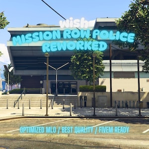 Mission Row Police Department retravaillé | MLO/MAP | Fivem GTAV | Optimisé | Fichiers glisser-déposer | Meilleure qualité |