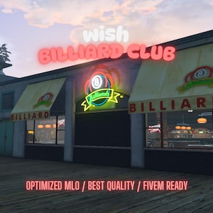Billiard Club | MLO/MAP | Fivem GTAV | Optimized | Drag and Drop Files | Best Quality |