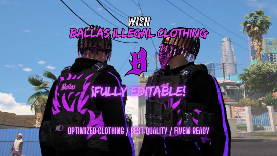 Gangster Outfit Gta San Andreas Best Outfits Ballas CLOTHING PACK