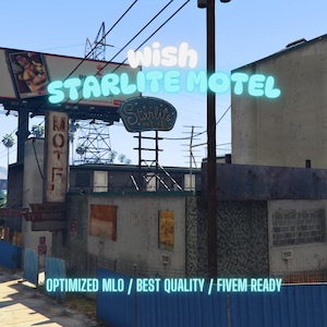 Starlite Motel | MLO/MAP | Fivem GTAV | Optimized | Drag and Drop Files | Best Quality |