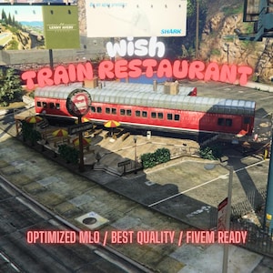 Train Restaurant | MLO/MAP | Fivem GTAV | Optimized | Drag and Drop Files | Best Quality |
